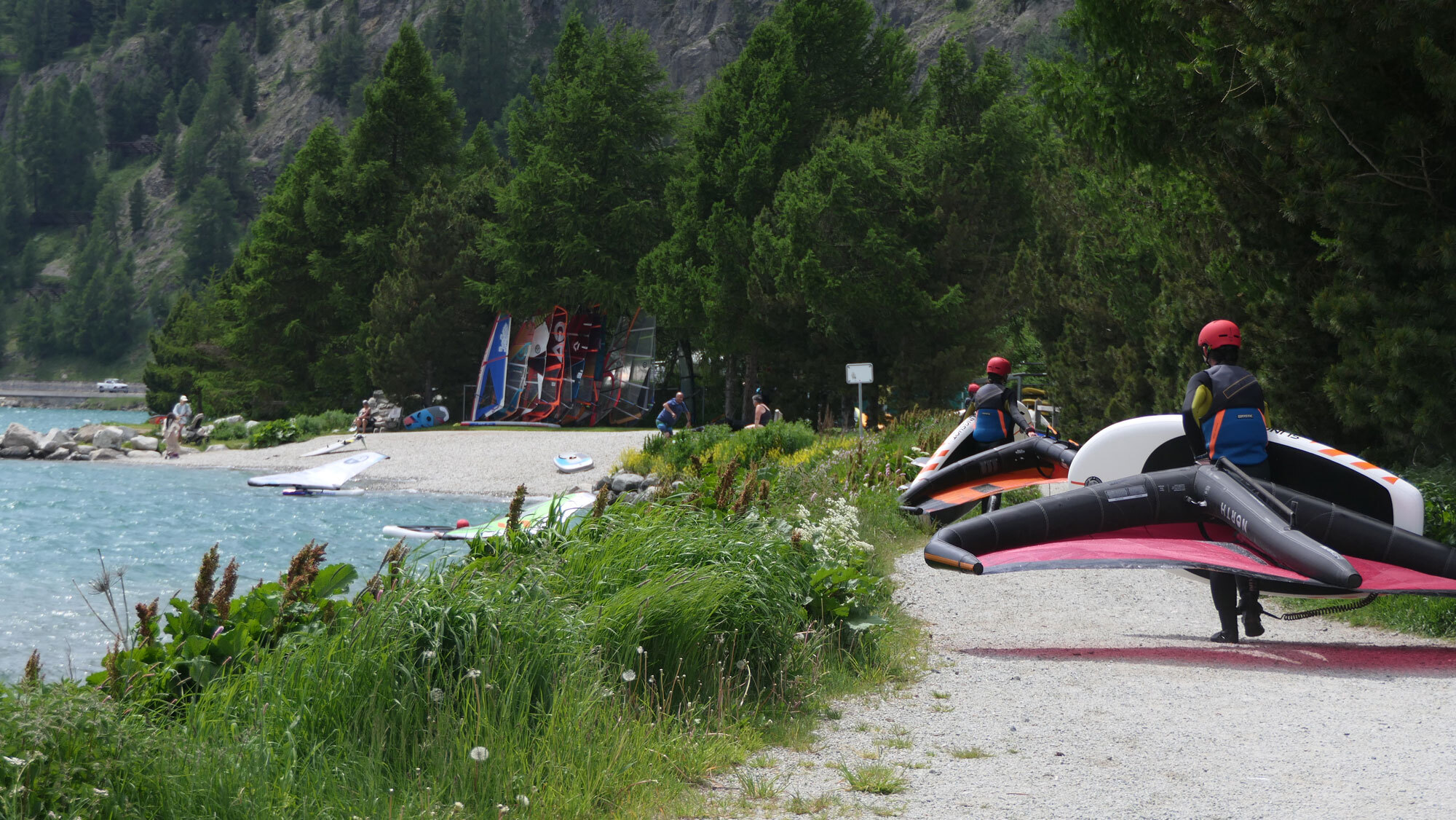 Wingfoil Schule Silvaplana